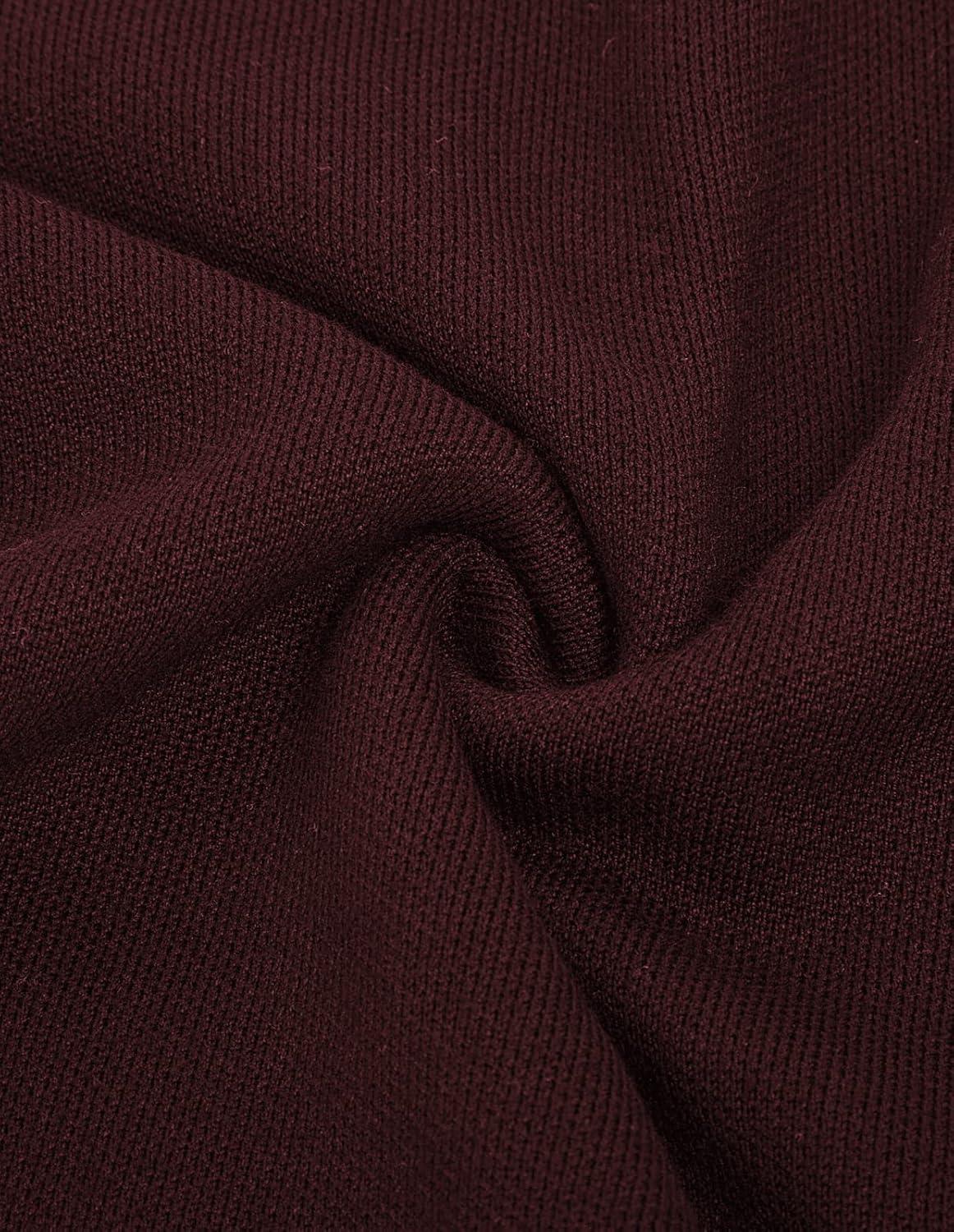 imagePJ PAUL JONES Mens Cardigan Sweater Shawl Collar Button Down Knit Blazer Jacket KnitwearBurgundy