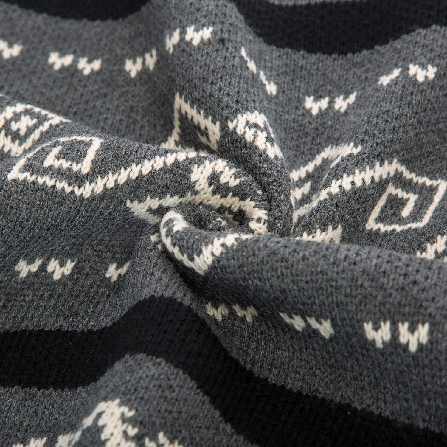 imagePJ PAUL JONES Mens Casual Curling Sweater Cardigans Full Zip Knitted SweaterGrey