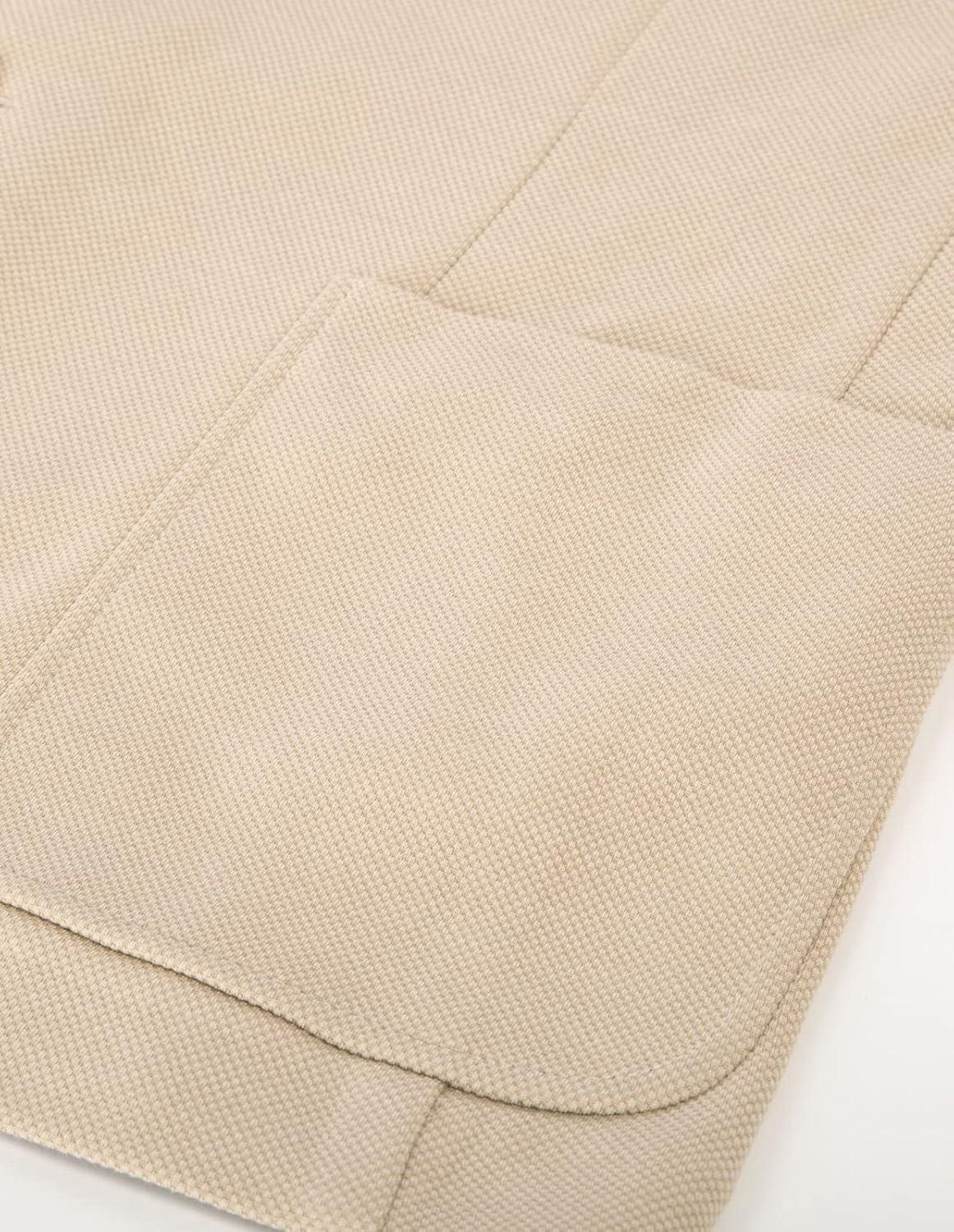 imagePJ PAUL JONES Mens Casual Knit Blazer Suit Jackets Two Button Lightweight Unlined Sport CoatBeige