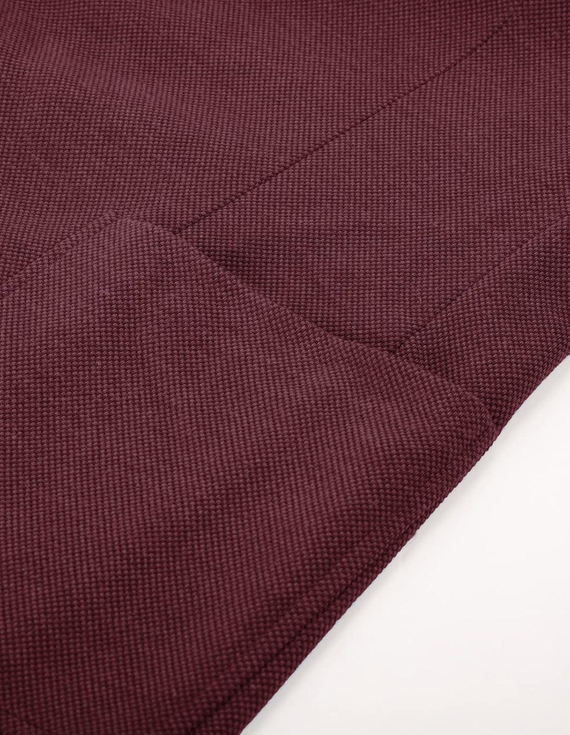 imagePJ PAUL JONES Mens Casual Knit Blazer Suit Jackets Two Button Lightweight Unlined Sport CoatBordeaux