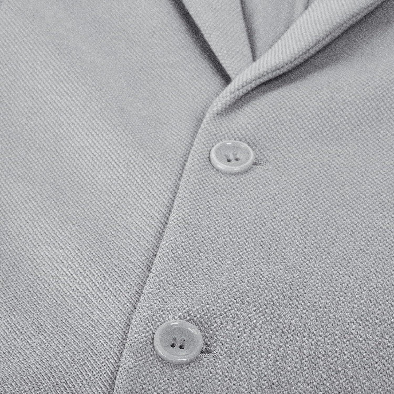 imagePJ PAUL JONES Mens Casual Knit Blazer Suit Jackets Two Button Lightweight Unlined Sport CoatLight Grey