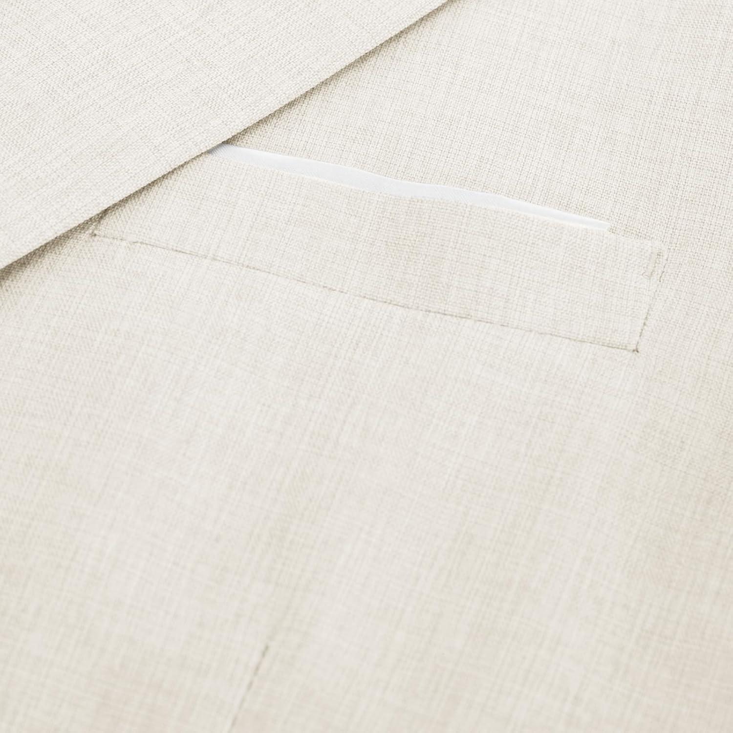 imagePJ PAUL JONES Mens Casual Sport Coat Blazer Two Buttons Lightweight Business JacketsApricot