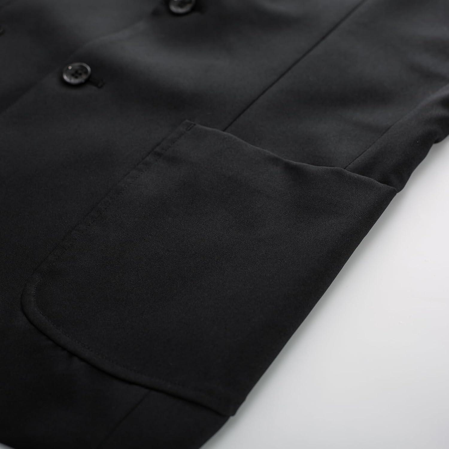 imagePJ PAUL JONES Mens Casual Sport Coat Blazer Two Buttons Lightweight Business JacketsBlack