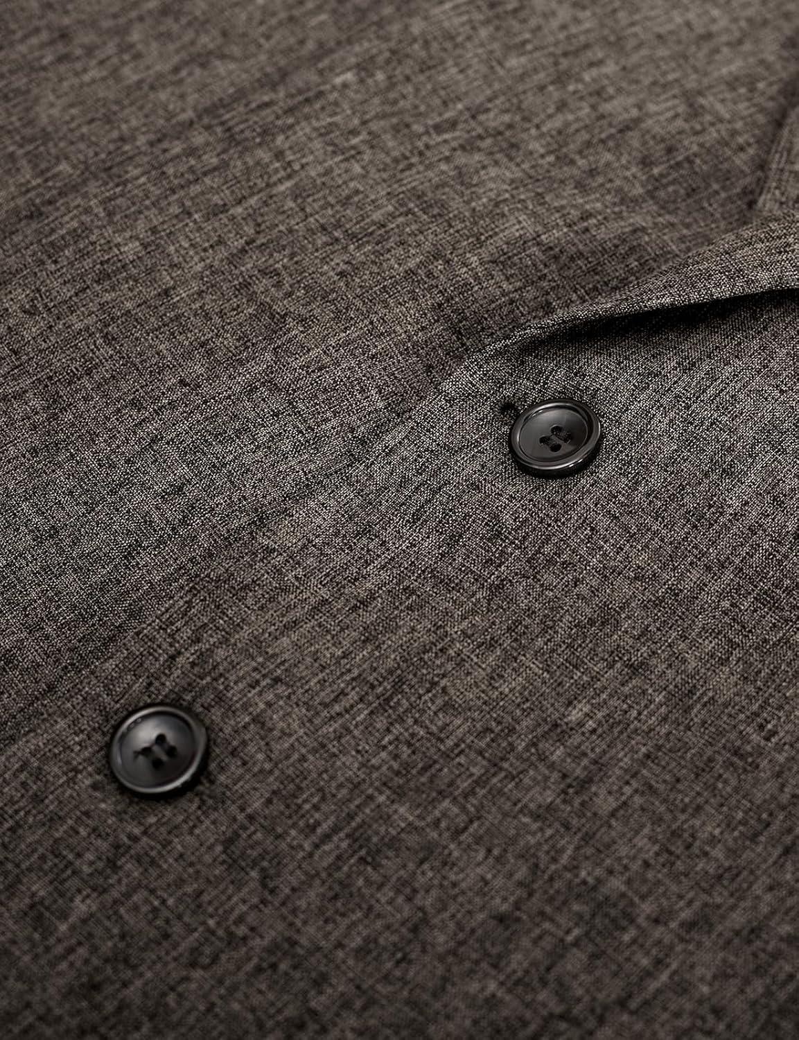 imagePJ PAUL JONES Mens Casual Sport Coat Blazer Two Buttons Lightweight Business JacketsBrown