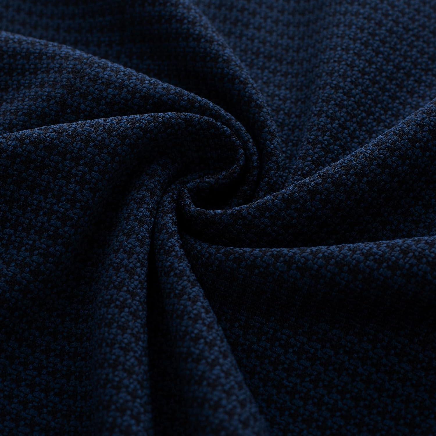 imagePJ PAUL JONES Mens Casual Sport Coat Blazer Two Buttons Lightweight Business JacketsDark Blue1