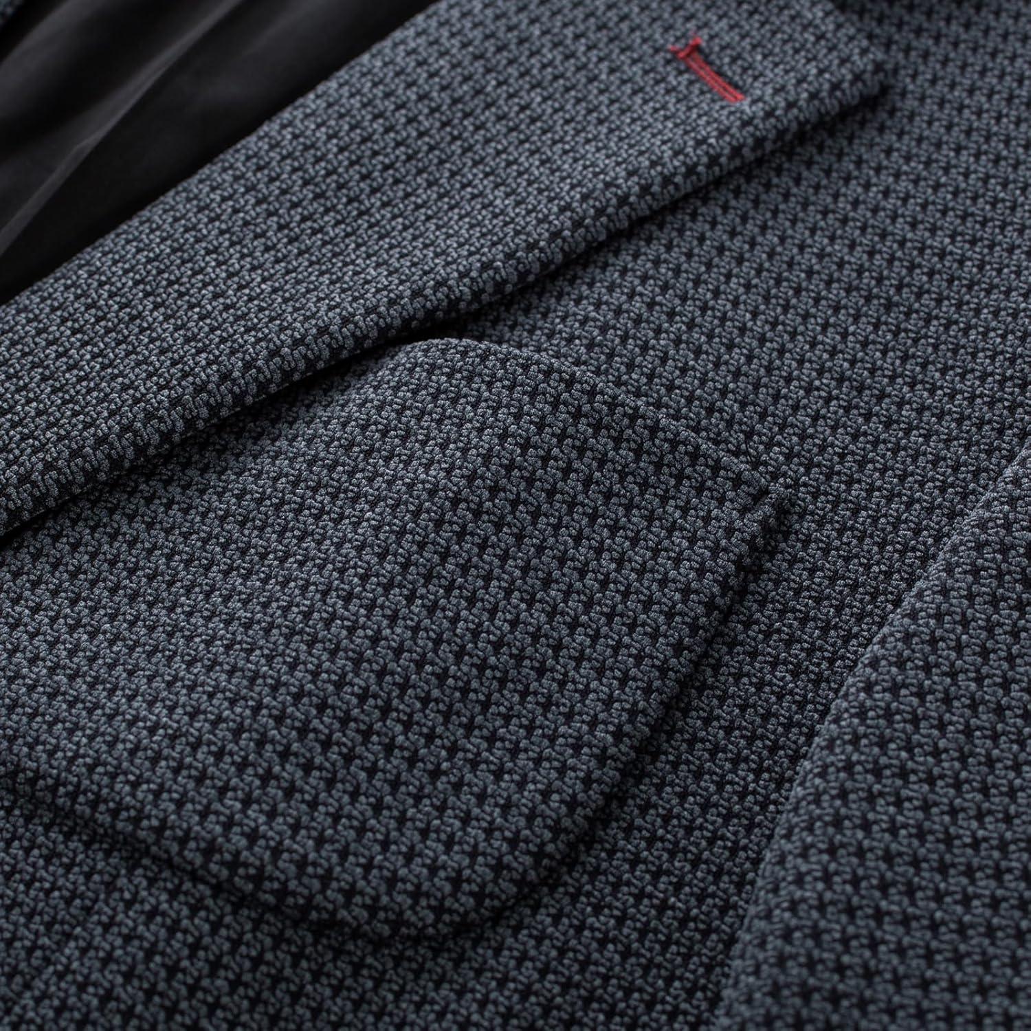 imagePJ PAUL JONES Mens Casual Sport Coat Blazer Two Buttons Lightweight Business JacketsDark Grey1