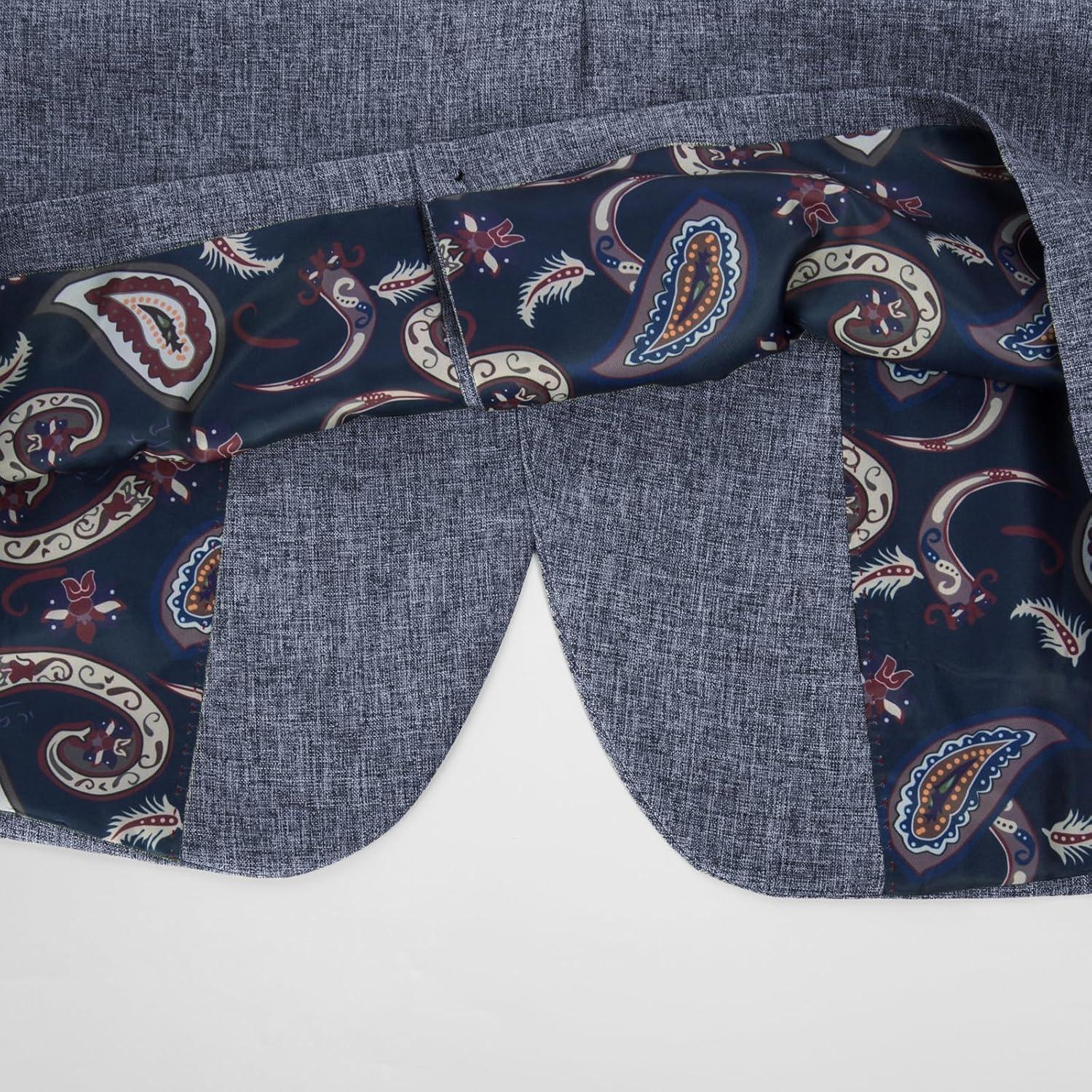 imagePJ PAUL JONES Mens Casual Sport Coat Blazer Two Buttons Lightweight Business JacketsDark Navy