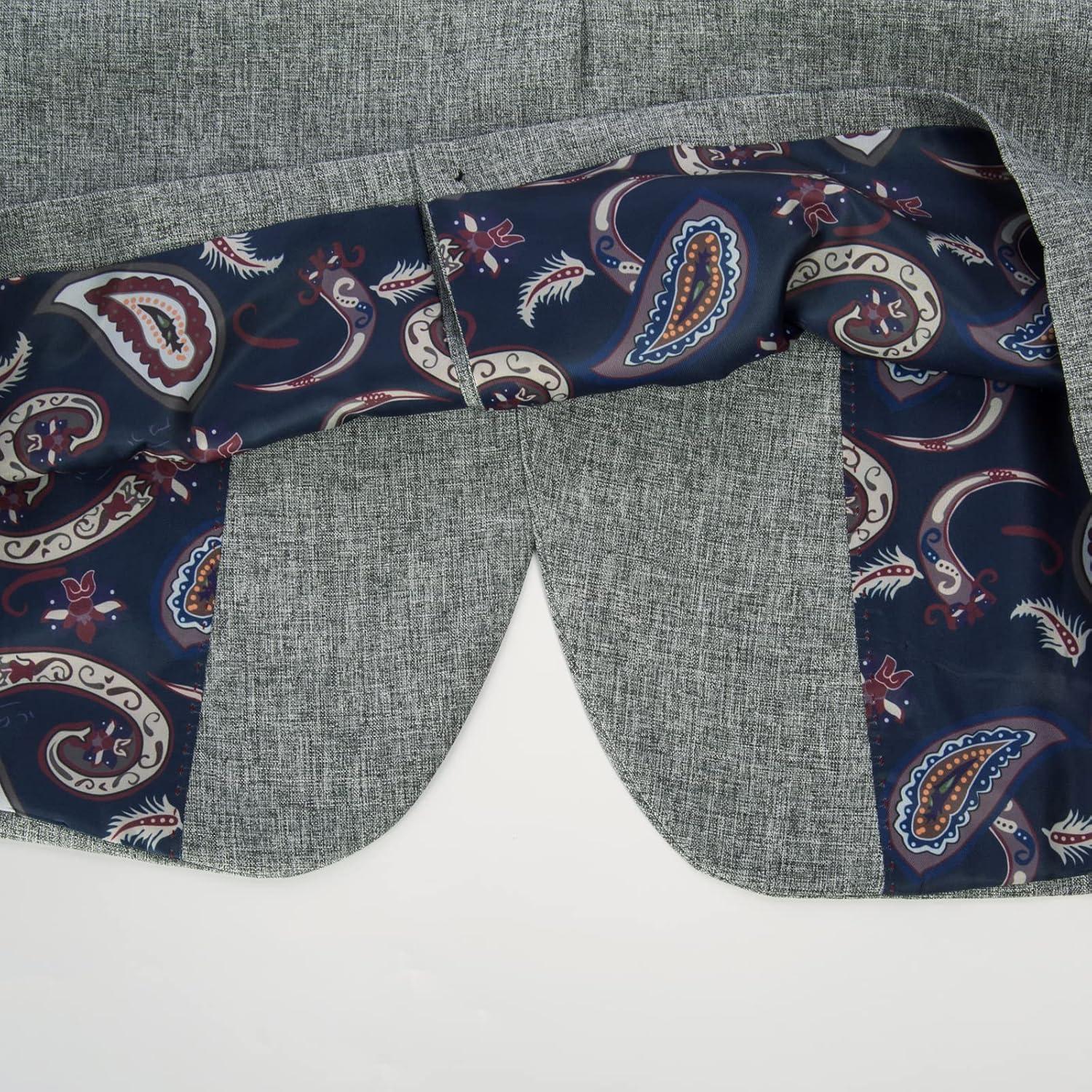 imagePJ PAUL JONES Mens Casual Sport Coat Blazer Two Buttons Lightweight Business JacketsGray