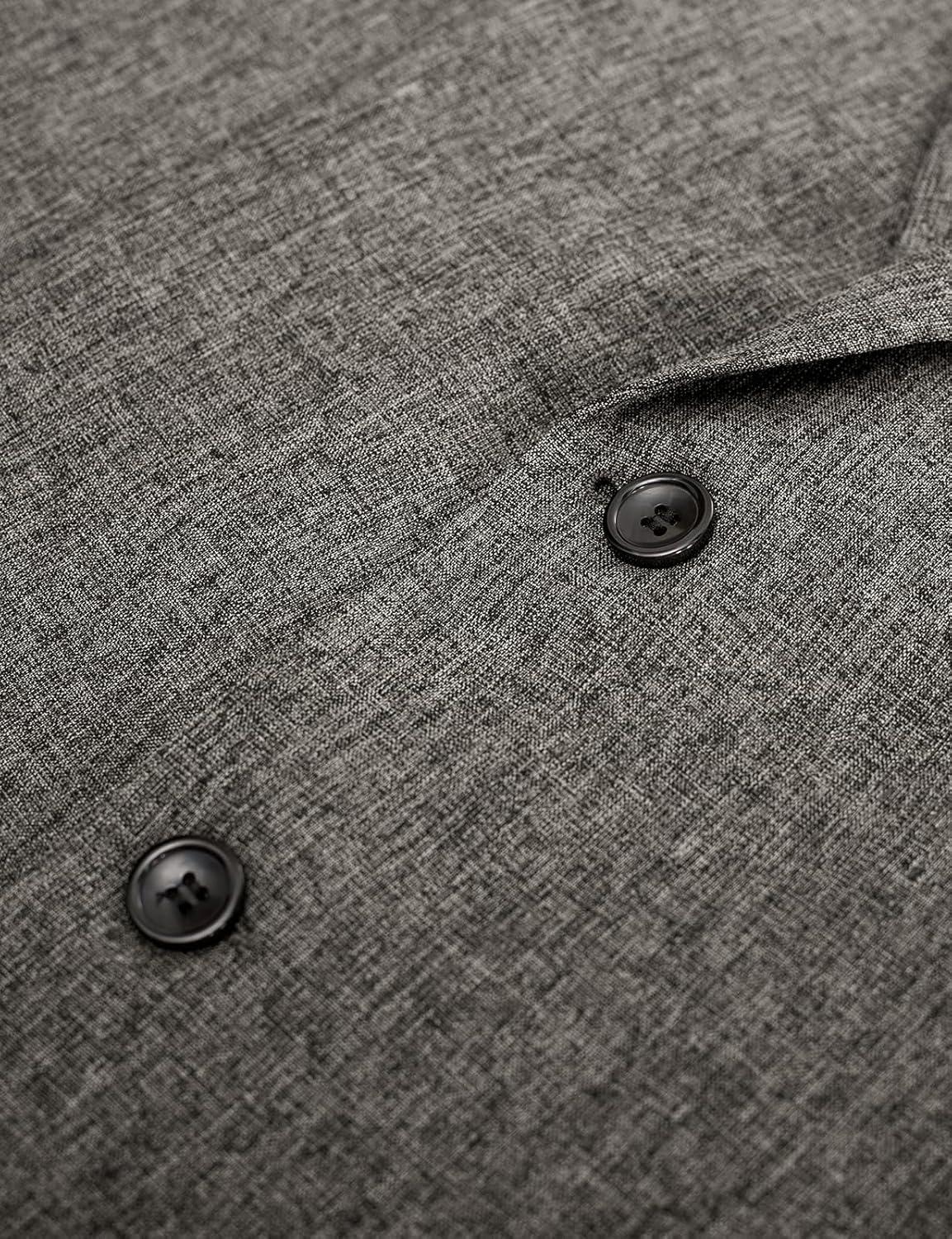 imagePJ PAUL JONES Mens Casual Sport Coat Blazer Two Buttons Lightweight Business JacketsKhaki