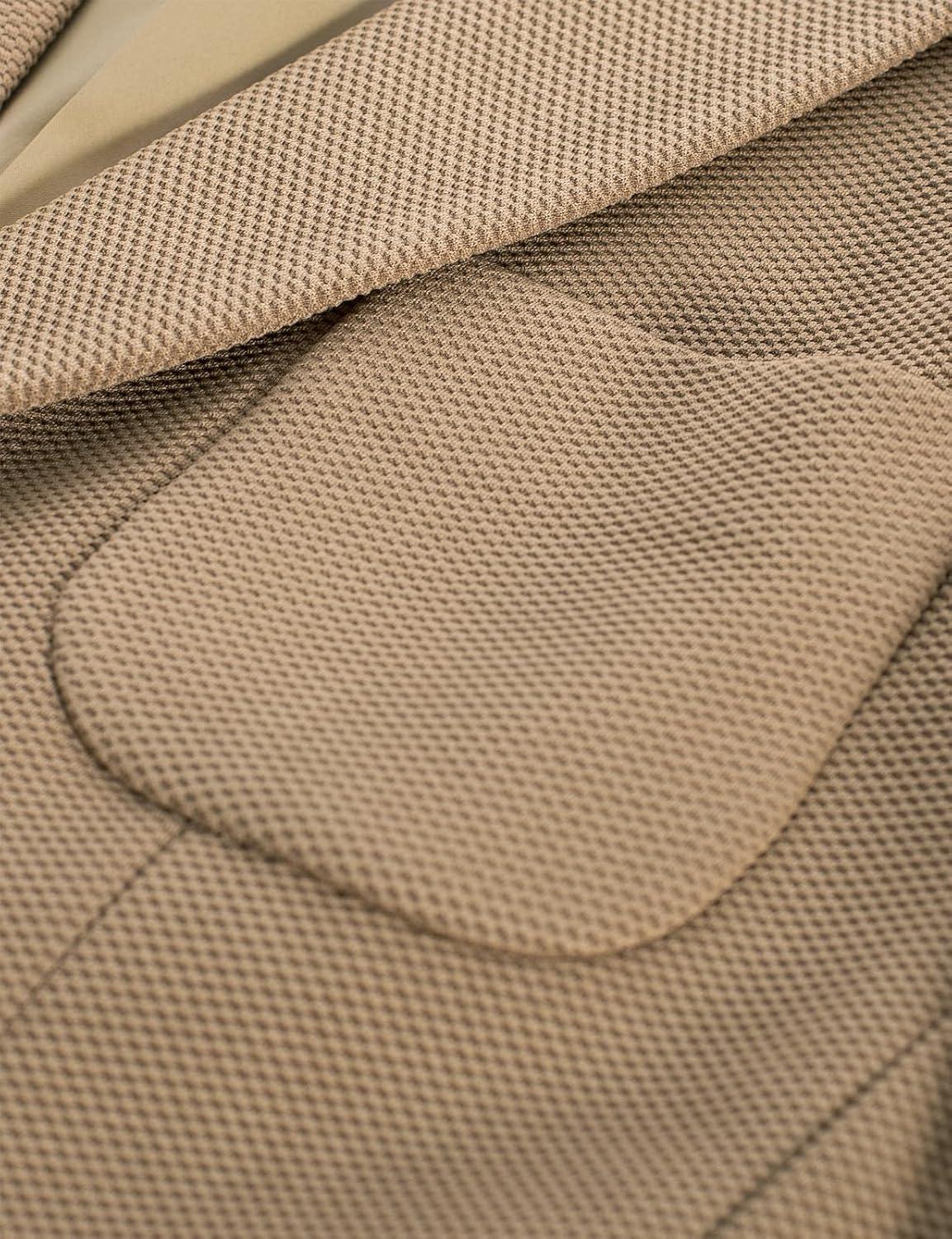 imagePJ PAUL JONES Mens Casual Sport Coat Blazer Two Buttons Lightweight Business JacketsKhaki1