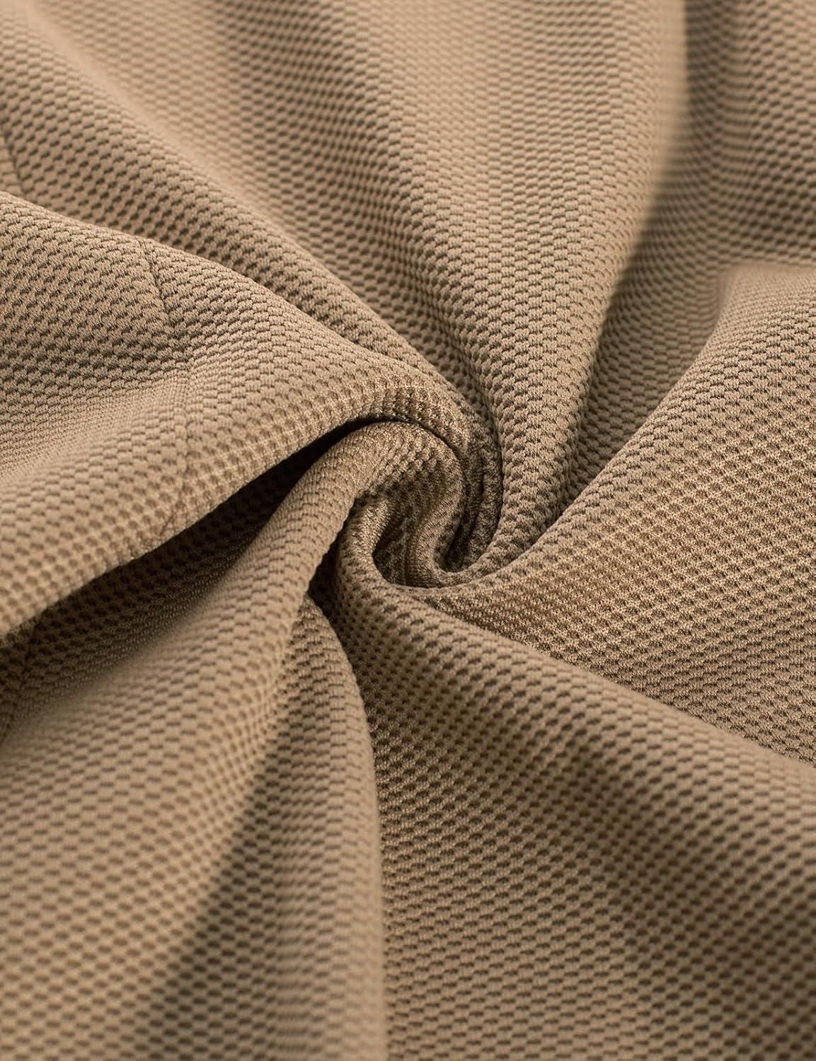 imagePJ PAUL JONES Mens Casual Sport Coat Blazer Two Buttons Lightweight Business JacketsKhaki1