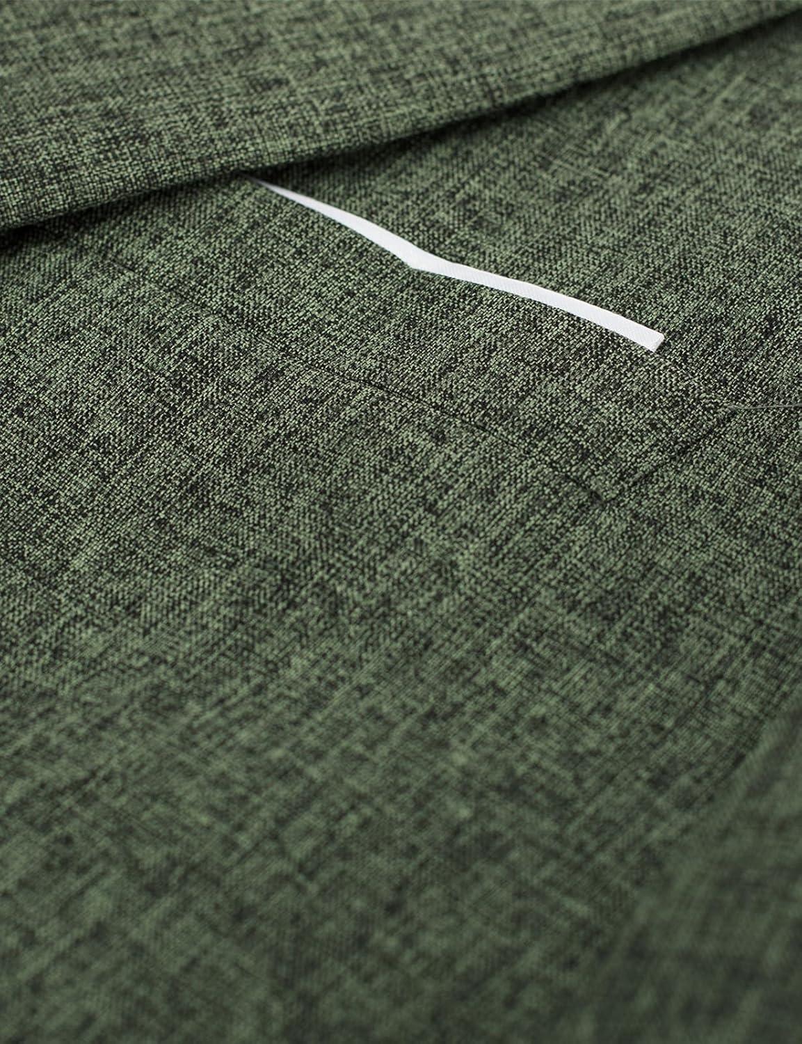 imagePJ PAUL JONES Mens Casual Sport Coat Blazer Two Buttons Lightweight Business JacketsOlive Green