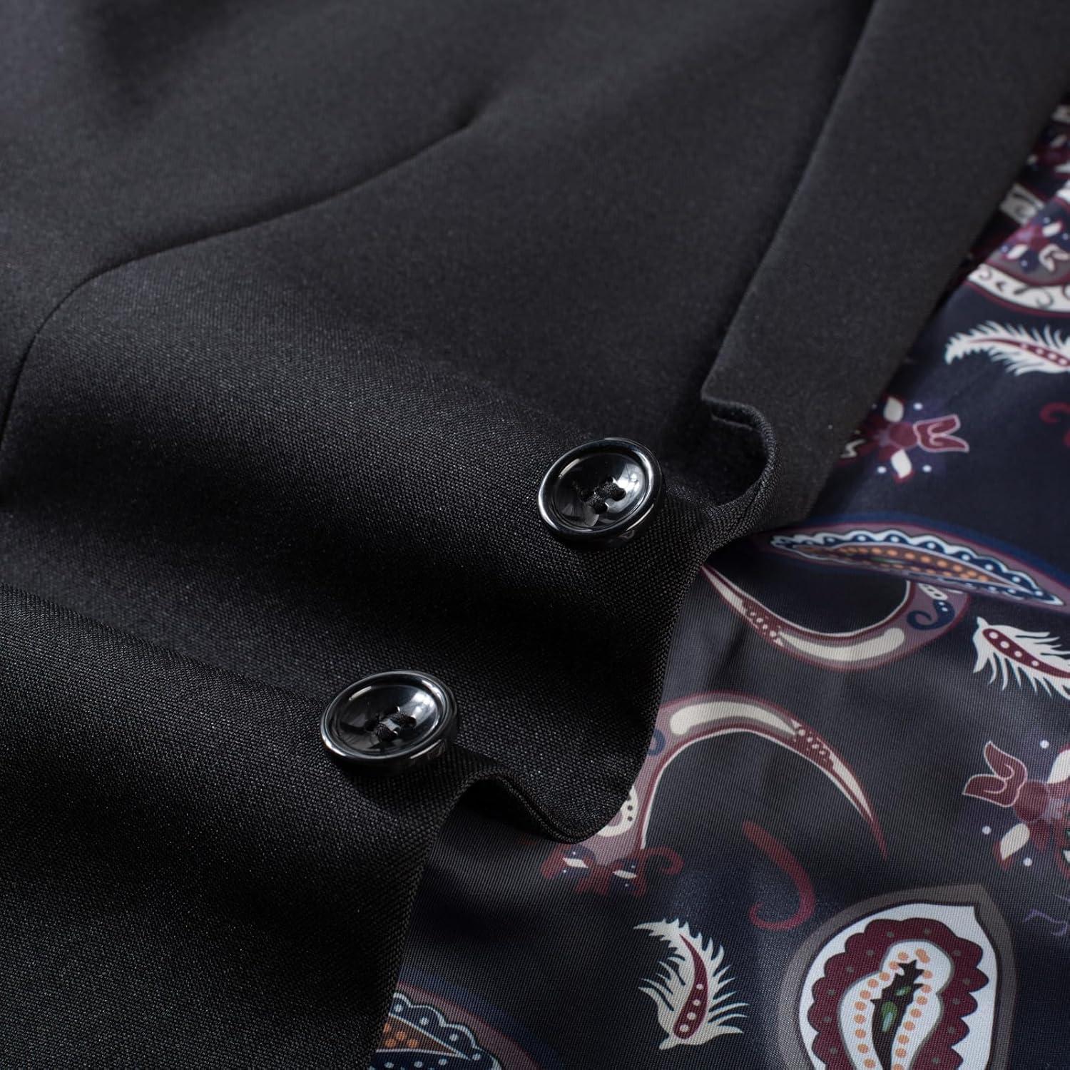 imagePJ PAUL JONES Mens Casual Sport Coats Two Buttons Lightweight Business Sport BlazerBlack