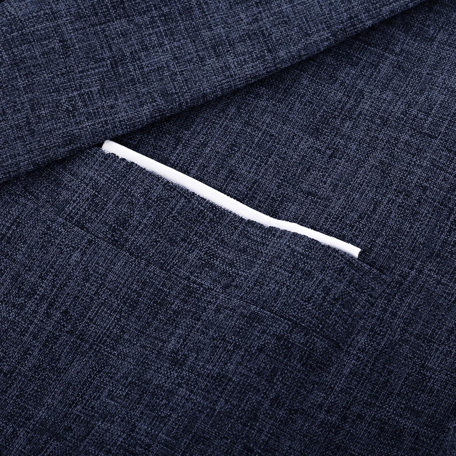 imagePJ PAUL JONES Mens Casual Sport Coats Two Buttons Lightweight Business Sport BlazerNavy Blue