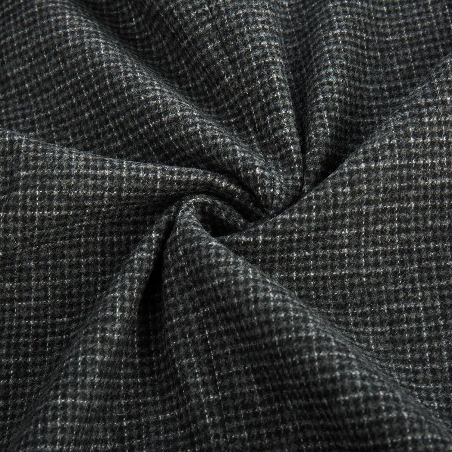 imagePJ PAUL JONES Mens Herringbone Tweed Blazer British Wool Blend Sport Coat JacketGrey Plaid