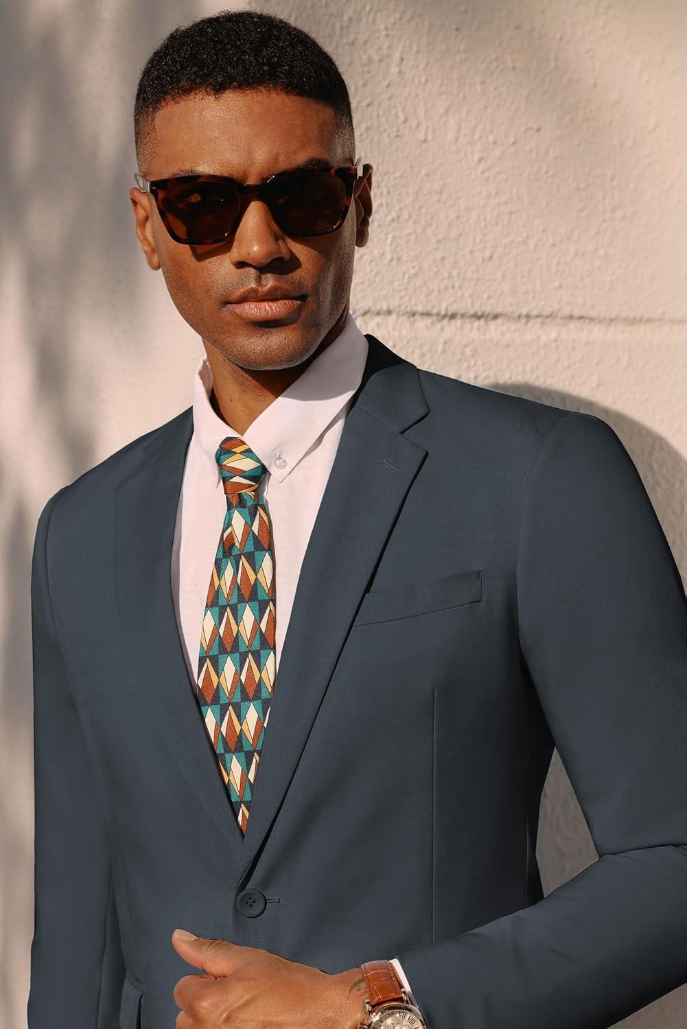 imagePJ PAUL JONES Mens Lightweight Sport Coat Casual One Button Blazer Breathable SportcoatDark Grey