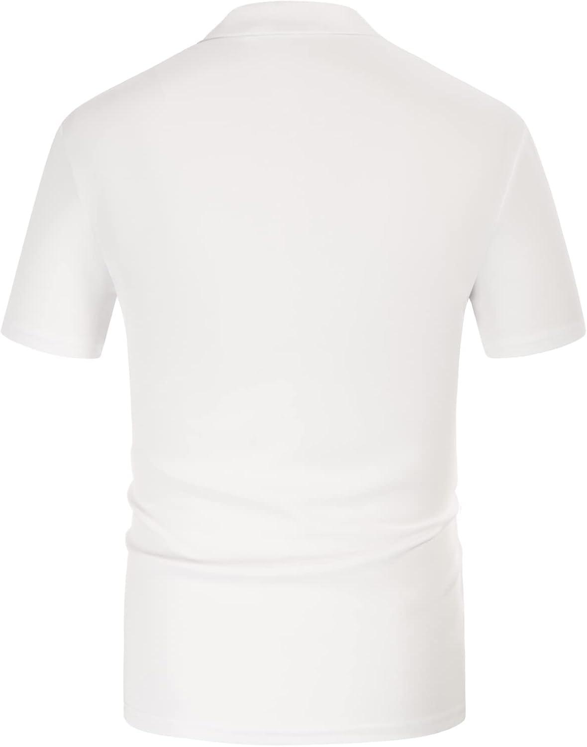 imagePJ PAUL JONES Mens Polo Shirt Short Sleeve Performance Golf Polo Shirts Daily CasualWearBluepurple