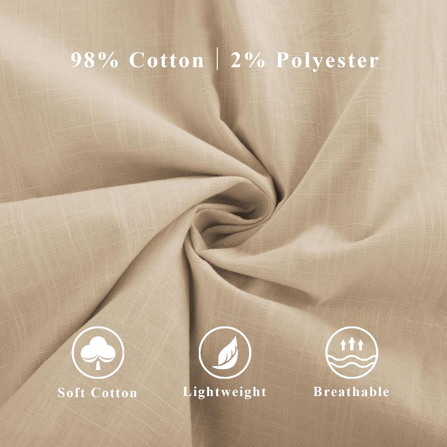 imagePJ PAUL JONES Mens Short Sleeve Button Down Shirts Summer Beach Shirts Untuckit Cotton Shirt with PocketApricot