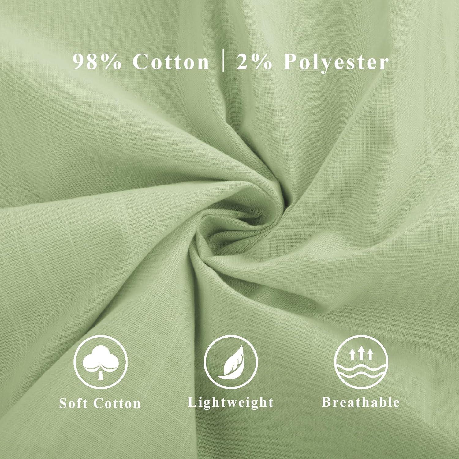 imagePJ PAUL JONES Mens Short Sleeve Button Down Shirts Summer Beach Shirts Untuckit Cotton Shirt with PocketLight Green