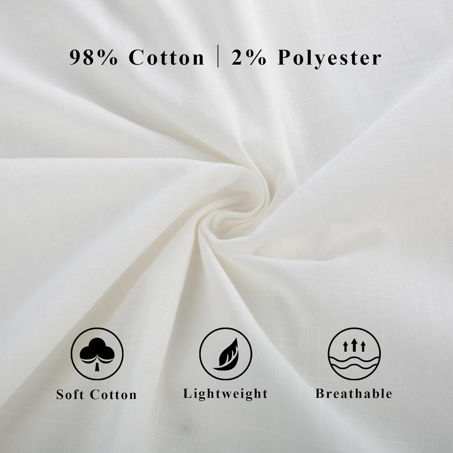 imagePJ PAUL JONES Mens Short Sleeve Button Down Shirts Summer Beach Shirts Untuckit Cotton Shirt with PocketWhite