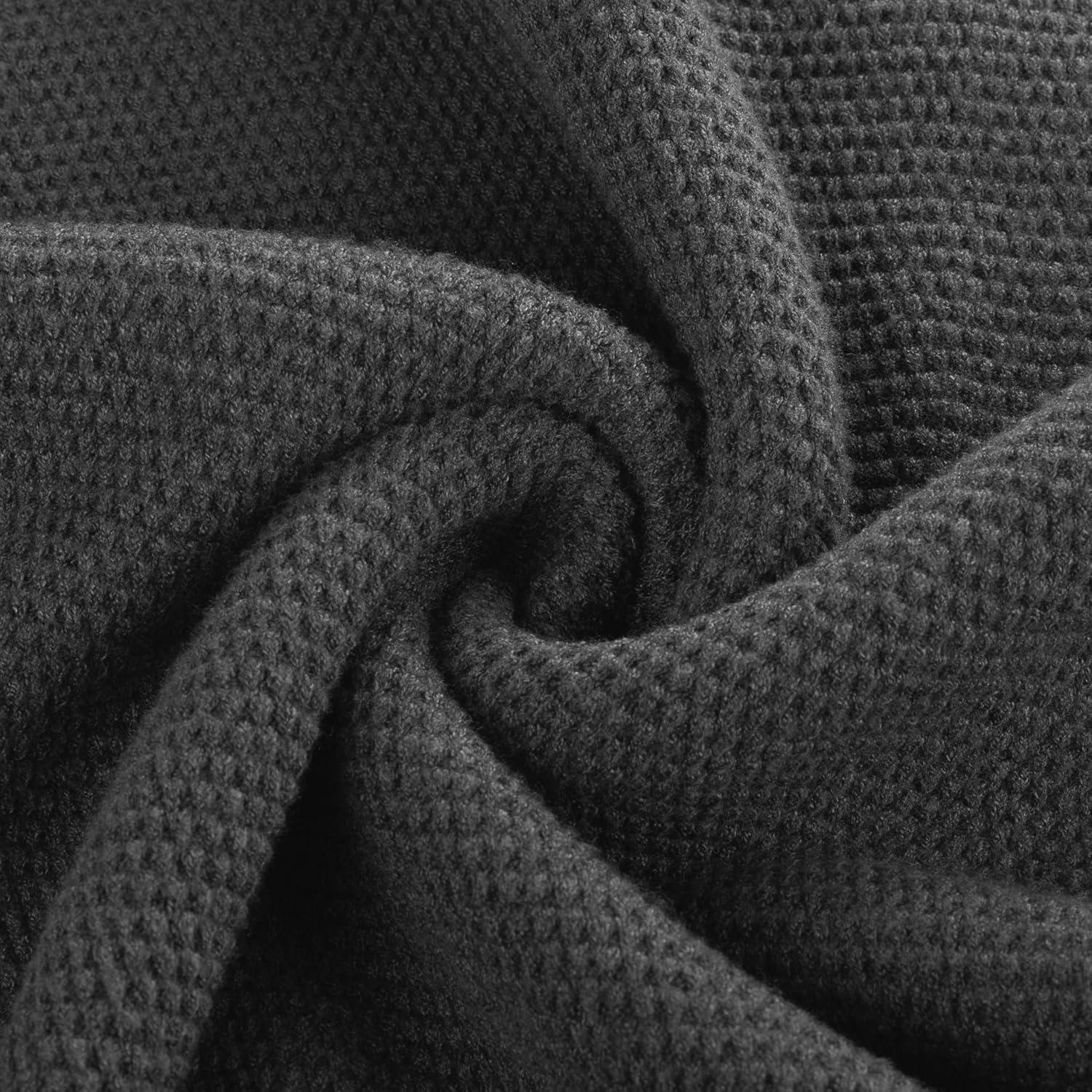 imagePJ PAUL JONES Mens Sweater Cable Knit Textured Solid Fall SweatersGrey