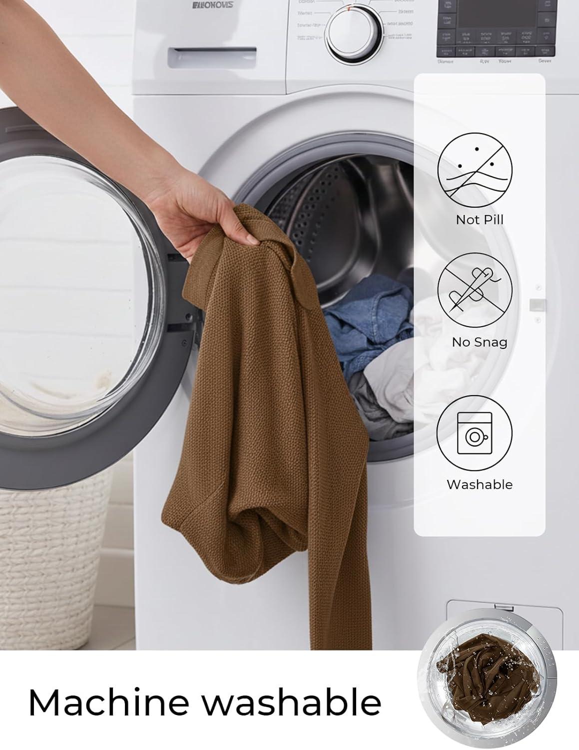 imagePJ PAUL JONES Mens Sweater Long Sleeve V Neck Pullover Sweater Knitted Textured SweaterCoffee