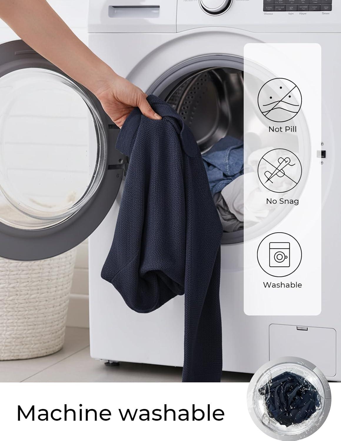 imagePJ PAUL JONES Mens Sweater Long Sleeve V Neck Pullover Sweater Knitted Textured SweaterNavy Blue