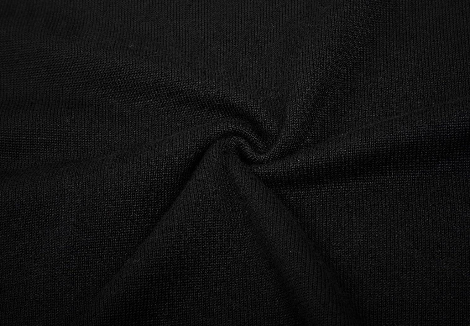 imagePJ PAUL JONES Mens VNeck Knitted Sweater Vest Solid Plain Sleeveless Pullover KnitwearBlack