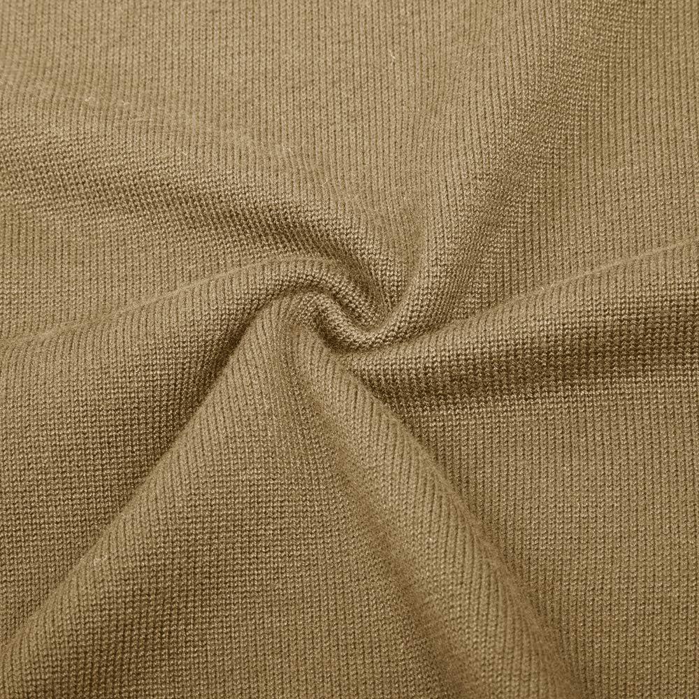 imagePJ PAUL JONES Mens VNeck Knitted Sweater Vest Solid Plain Sleeveless Pullover KnitwearCamel