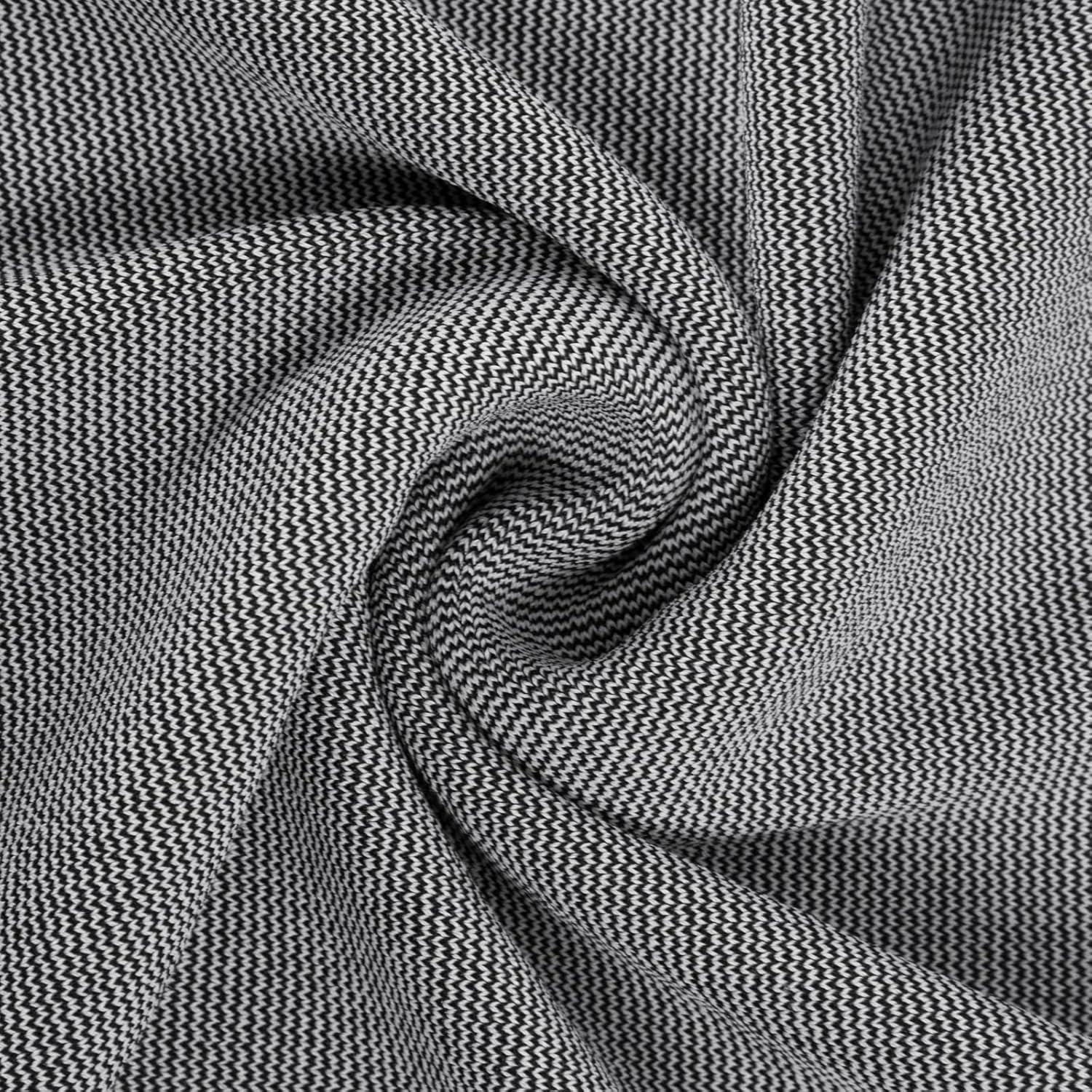 imagePJ PAUL JONES Mens Vintage Stripe Knit Polo Shirts Short Sleeve Stylish Button Down Cardigan SweaterBlackknit