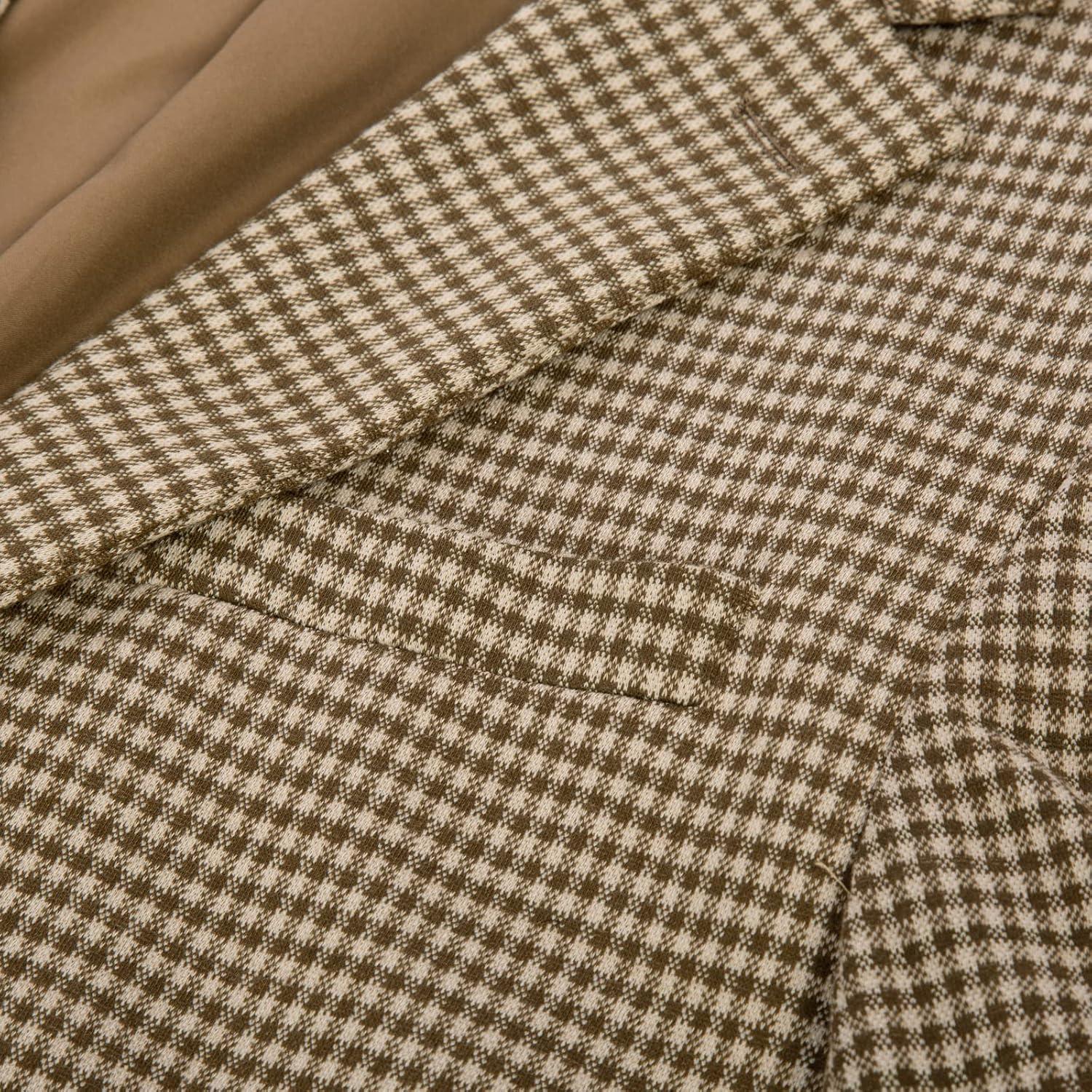 imagePJ Paul Jones Mens Herringbone Blazer Jacket Lightweight Casual Knit Sport CoatGridcoffee