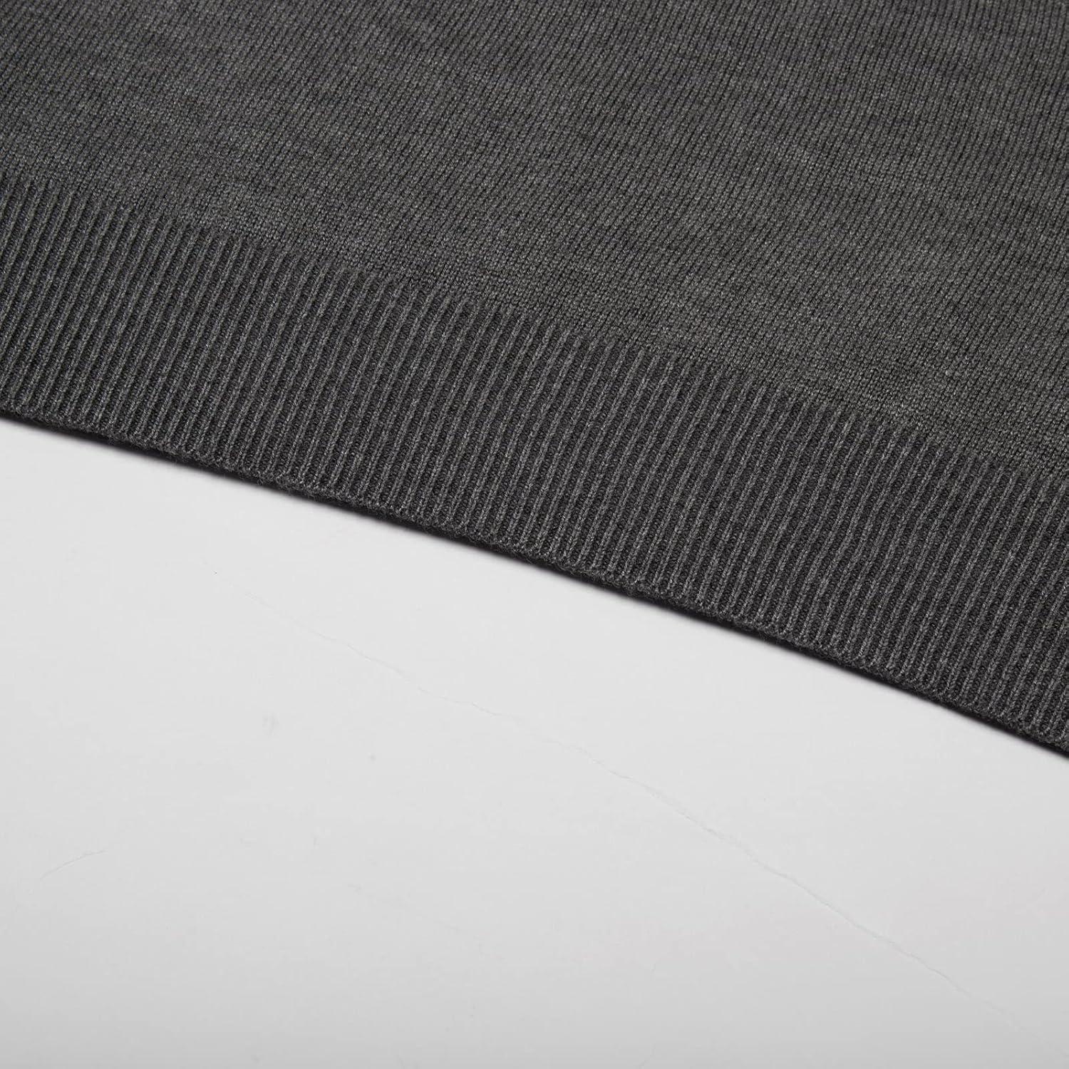 imagePJ Paul Jones Mens Striped Pullover Sweater Crewneck Contrast Fine Knitted SweatersGraywhite