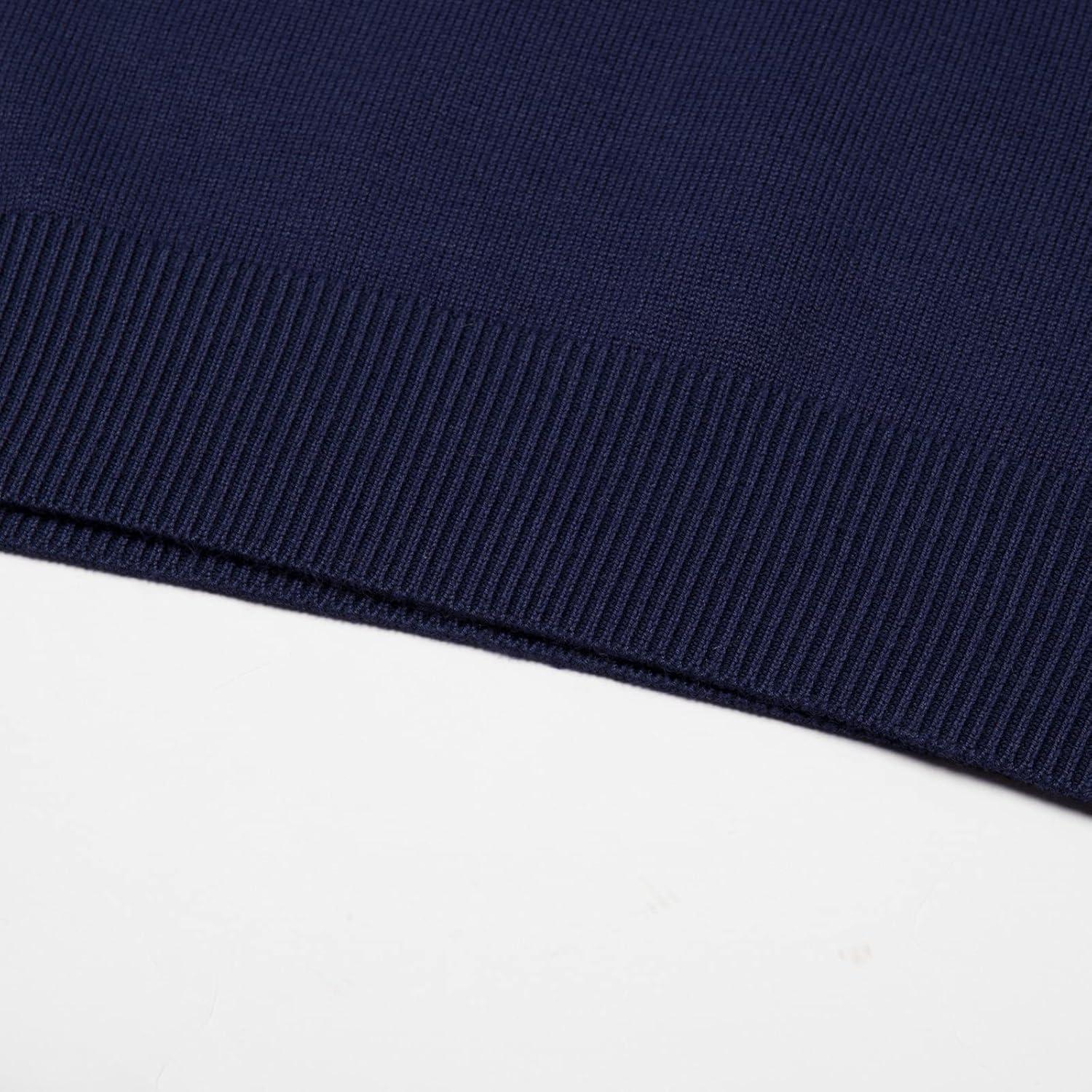 imagePJ Paul Jones Mens Striped Pullover Sweater Crewneck Contrast Fine Knitted SweatersNavywhiteblack