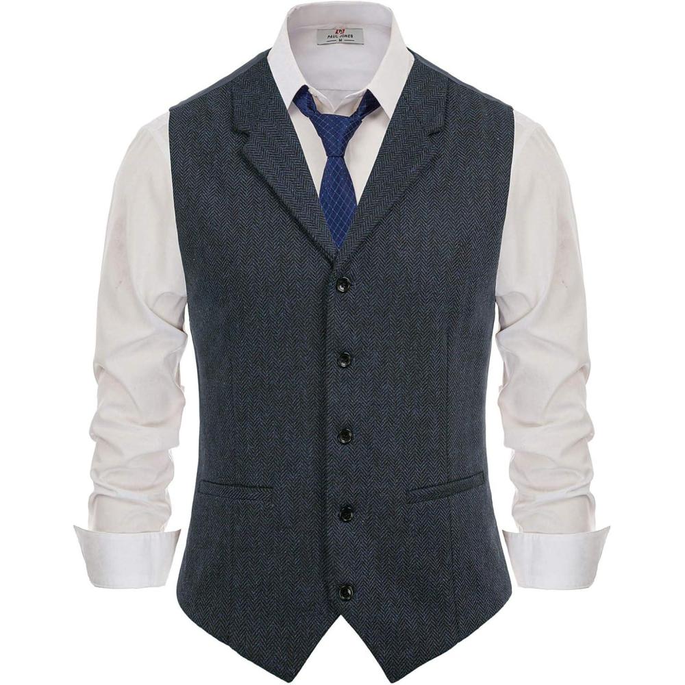 imagePJ PAUL JONES mens WesternAnavy Blue