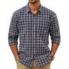 Navy Tan Gingham