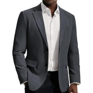 PJ PAUL JONES Blazer for Men Classic Lightweight Sports Coat Casual Sport Suit Jackets(Dark Grey)