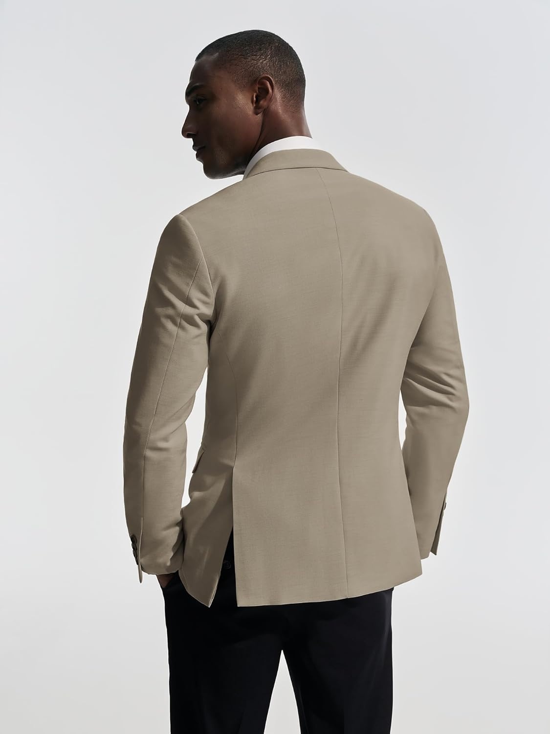 image:imagePJ PAUL JONES Mens Casual Blazer Sport Coats Two Buttons Lightweight Suit JacketLight Brown
