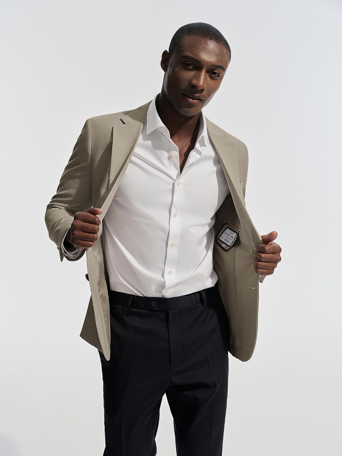 image:imagePJ PAUL JONES Mens Casual Blazer Sport Coats Two Buttons Lightweight Suit JacketLight Brown