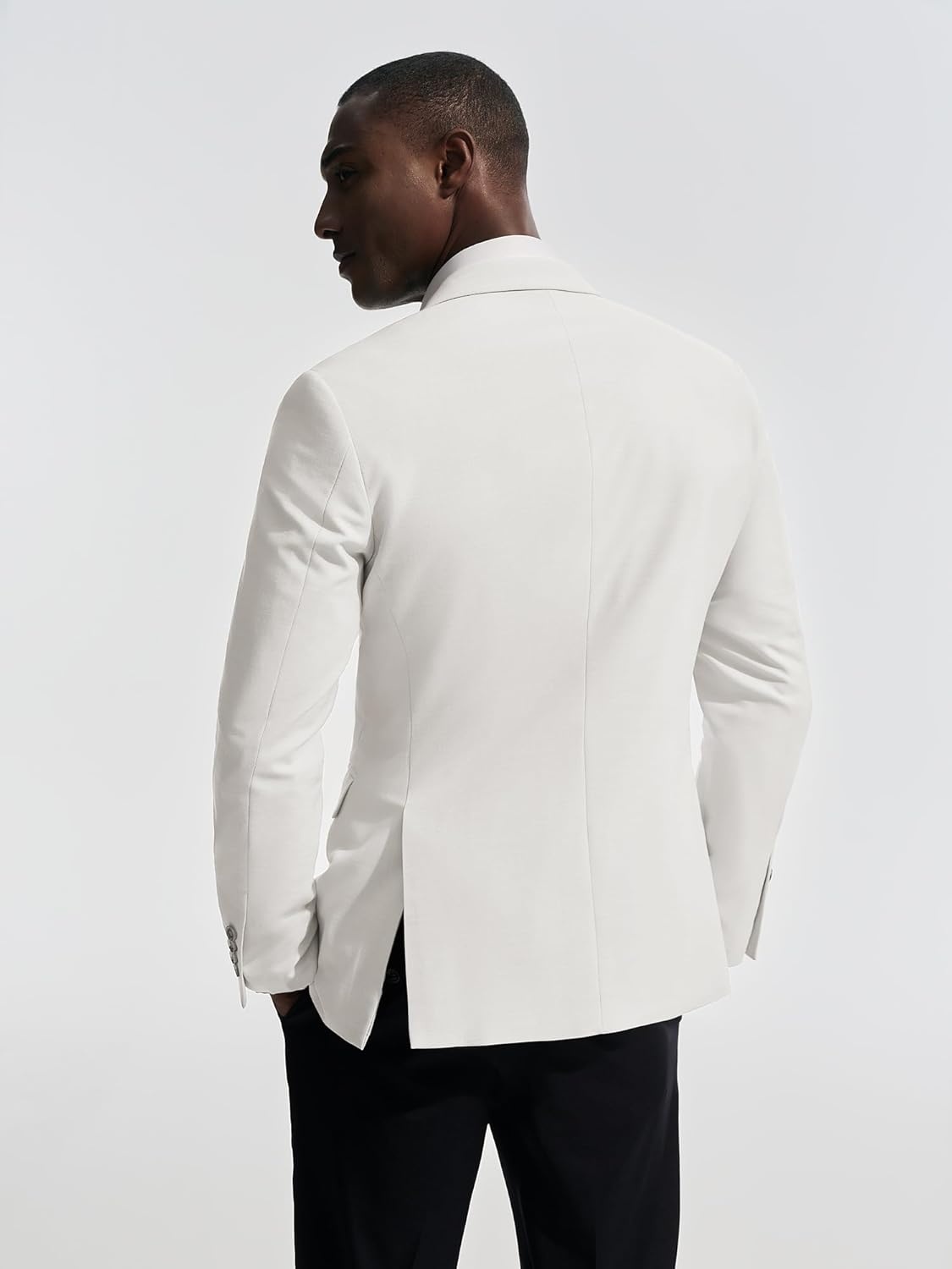 image:imagePJ PAUL JONES Mens Casual Blazer Sport Coats Two Buttons Lightweight Suit JacketWhite