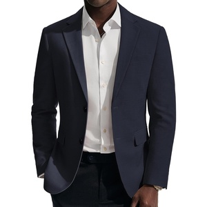 PJ PAUL JONES Mens Casual Blazer Sport Coats Two Buttons Lightweight Suit Jacket(Navy Blue)