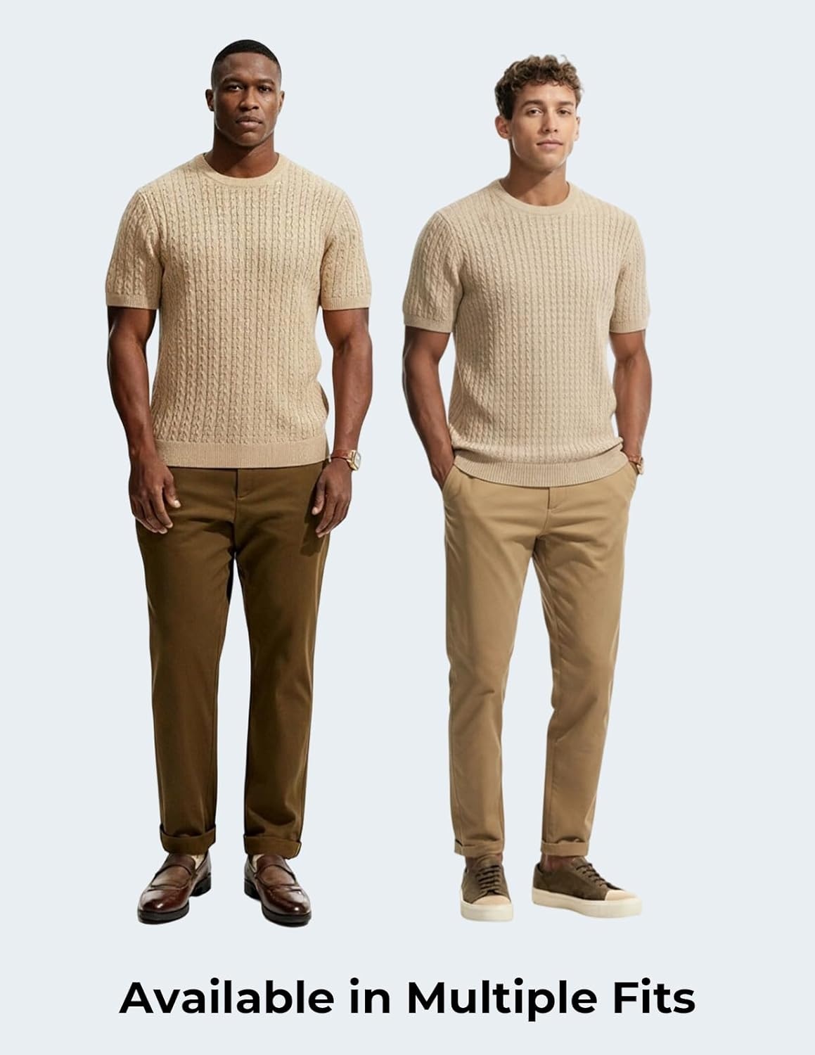 image:imagePJ PAUL JONES Mens TShirts Short Sleeve Textured Knit Shirt Casual Hollow Out Tee Shirts Crewneck Pullover TeesCoffee
