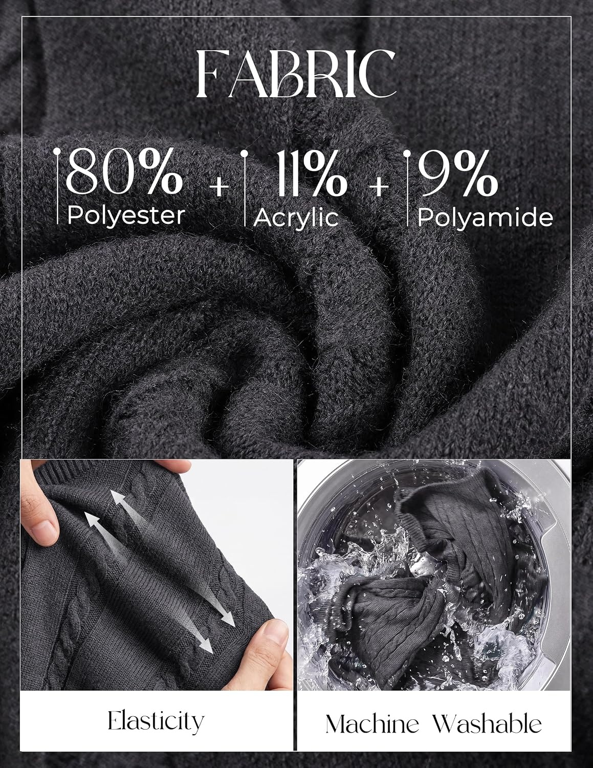 image:imagePJ PAUL JONES Mens Cable Knit Sweater Vest V Neck Sweater V Neck Pullover KnittedBreathable Stretchy Sweater VestRegular Fit Casual SweatersClassic Fall and Winter TopsGrey