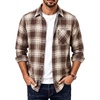 Coffee Charcoal Plaid