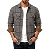 Grey Tan Plaid