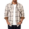 Ivory Tan Plaid
